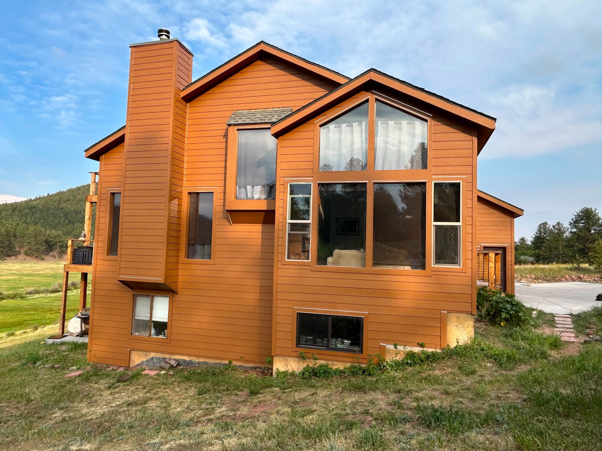 Finished siding project