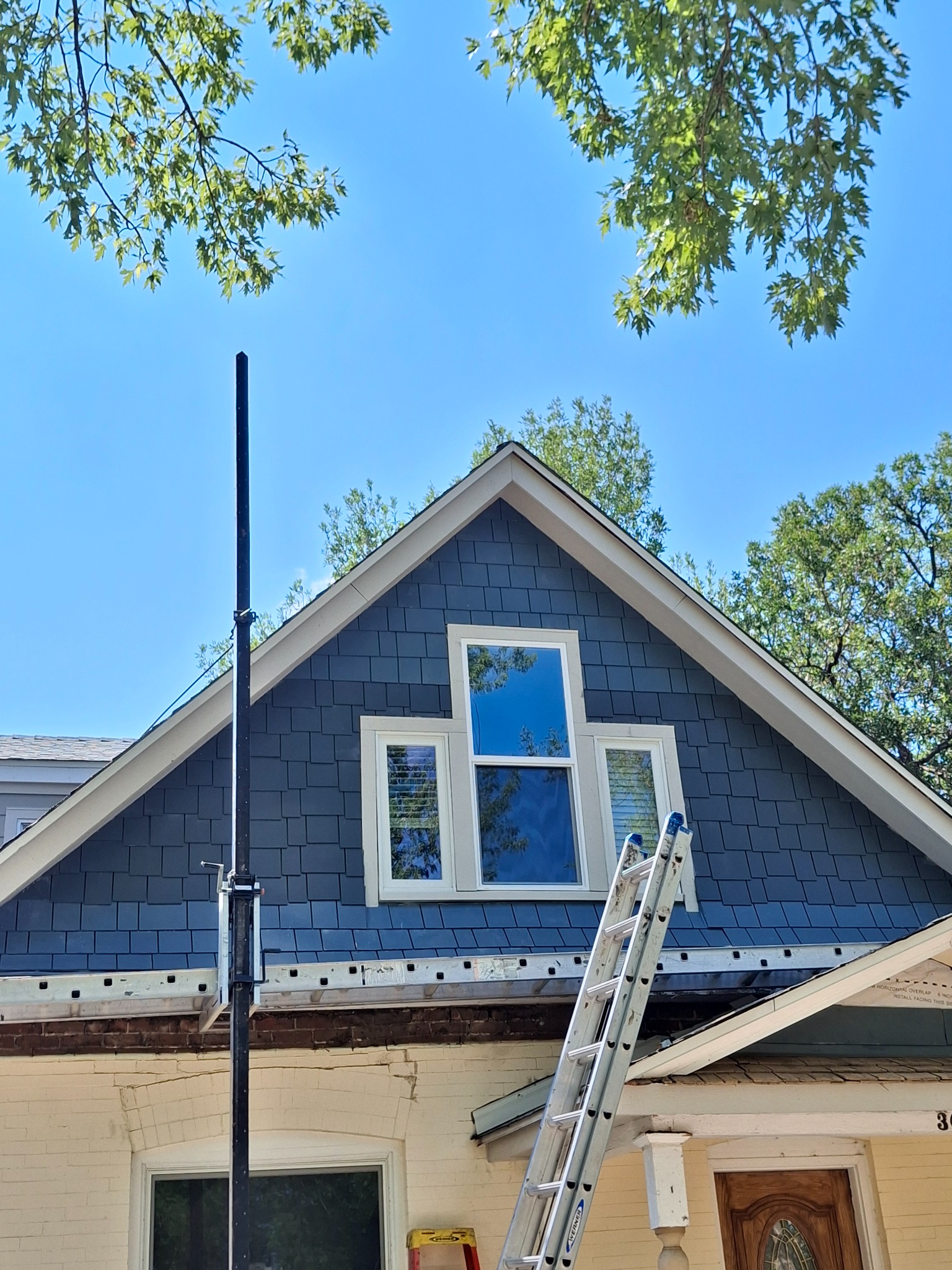 Exterior detail work